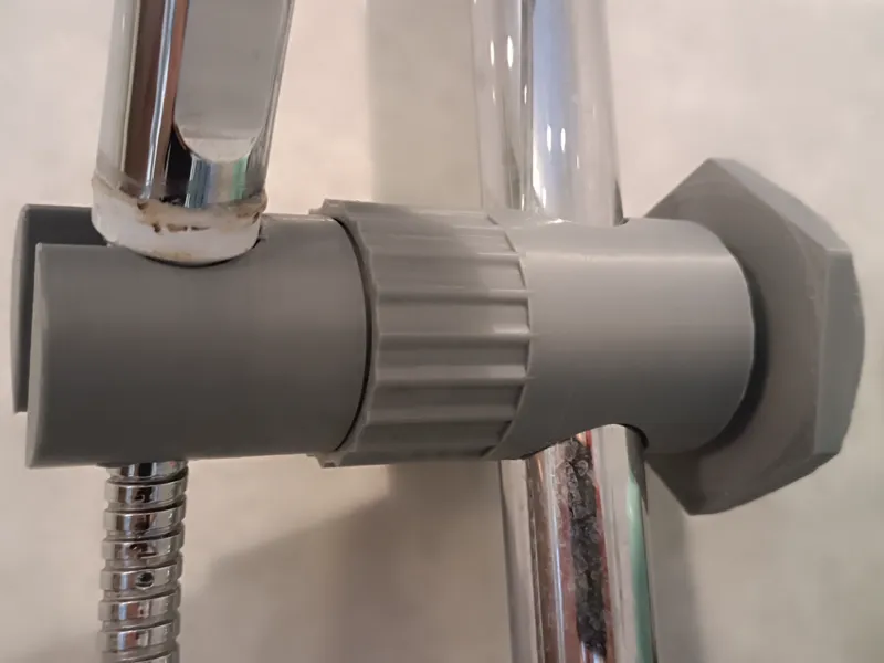 28mm Shower Head Holder with Ratchet Mechanism