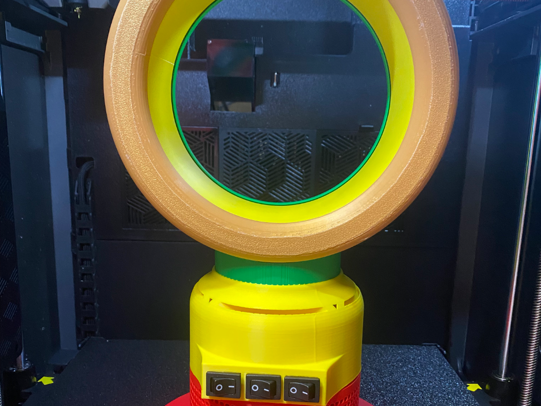 Bladeless Fan – Modular 80 mm Design