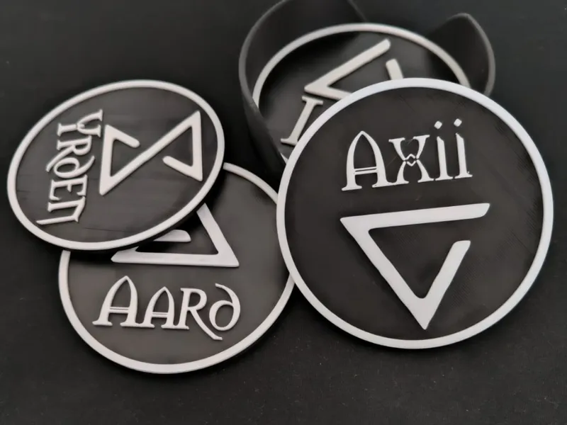 The Witcher Signs Coaster Set