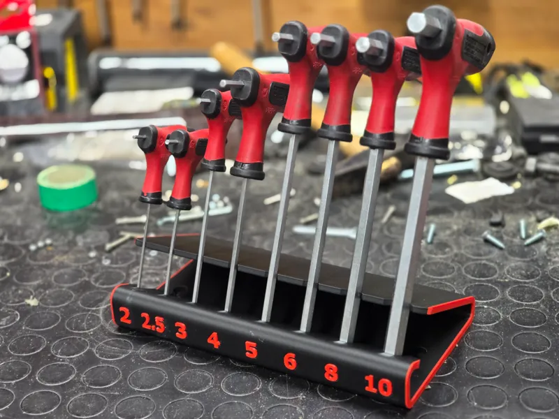 METRIC HEX KEY TABLE STAND