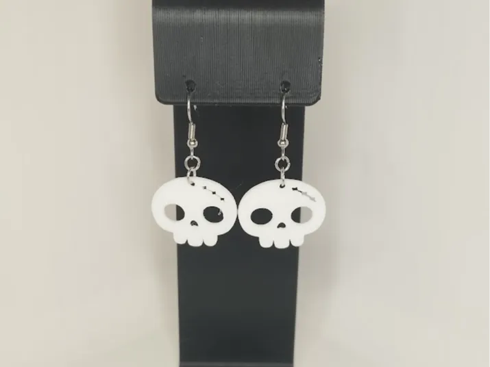 Scar Skull Earrings – 3D Printed