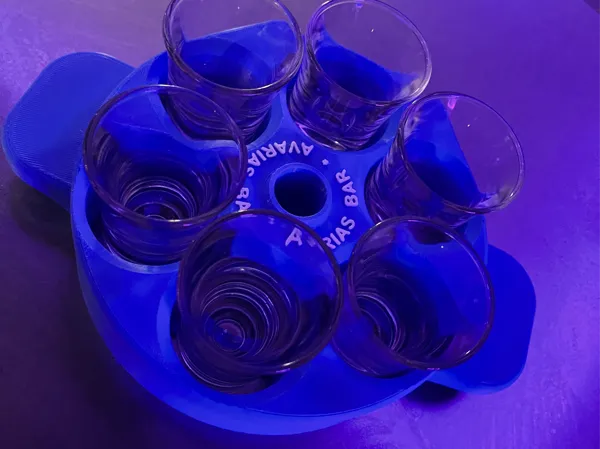 Plateau à shooters pour soirée