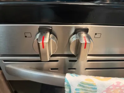 Frigidaire Electric Oven Knob Lock