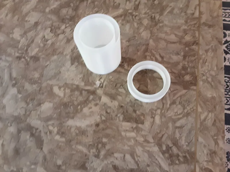 Ice cooled soda can holder