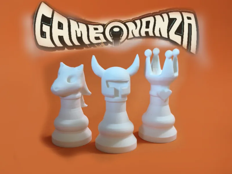 Gambonanza Chess Pieces
