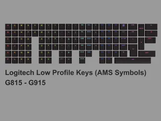 Logitech GL Keycaps With AMS Symbols (NEW Version)