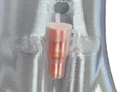 Translucent Tumbler with "liquid" insert for ghost