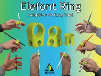 Elefont Ring  - Adaptive Writing Tool