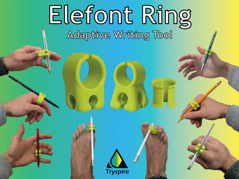 Elefont Ring - Adaptive Writing Tool