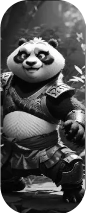 panda fighter Bookmark