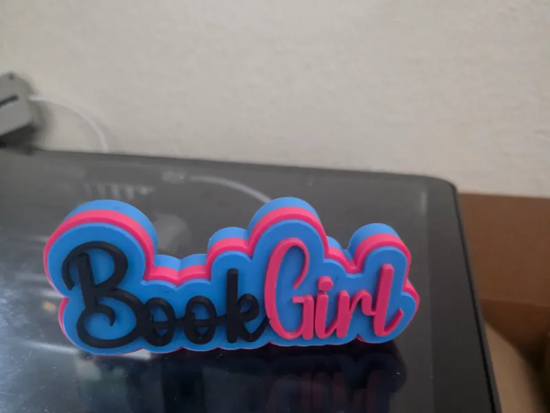 BOOK GIRL Sign