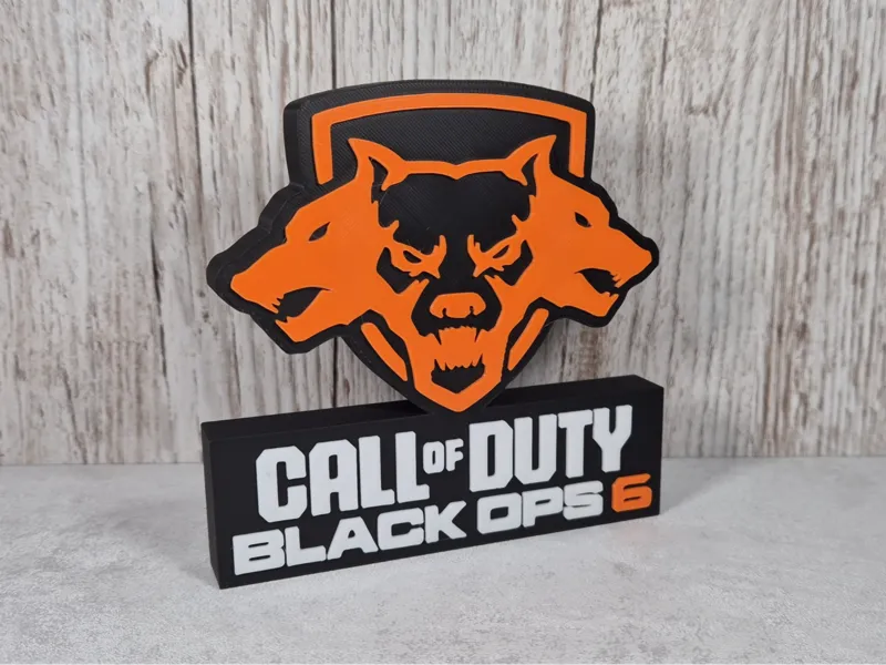 Call of Duty Black Ops 6 Logo - COD - Desktop Sign
