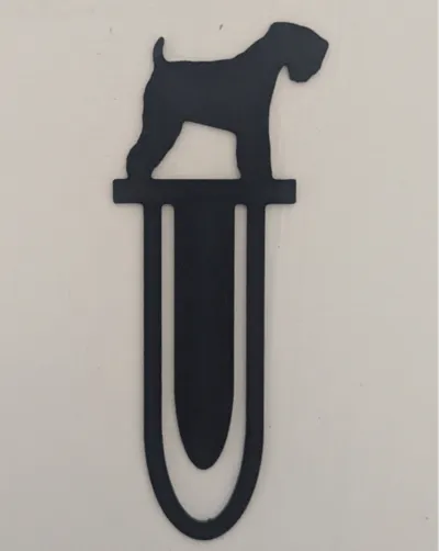 Wheaten Terrier dog bookmark