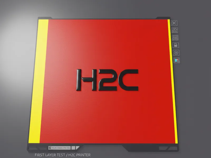 H2C First Layer Multi-Test, 330mm/325mm/305mm