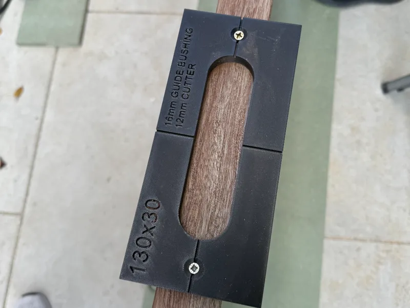 SOSS Hinges router template 130x30mm