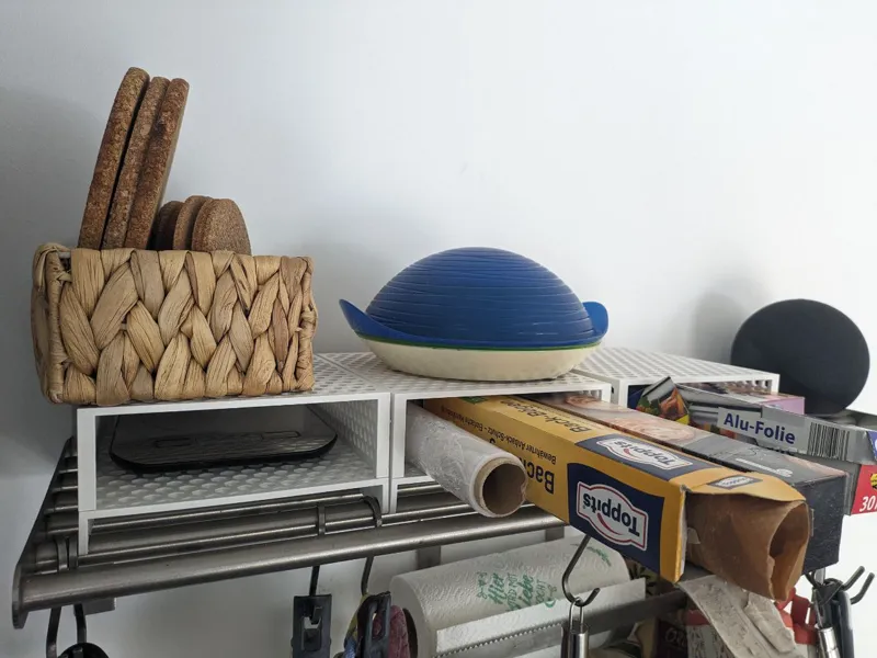 Ikea Wall Shelf Topper / Organizer for Grundtal