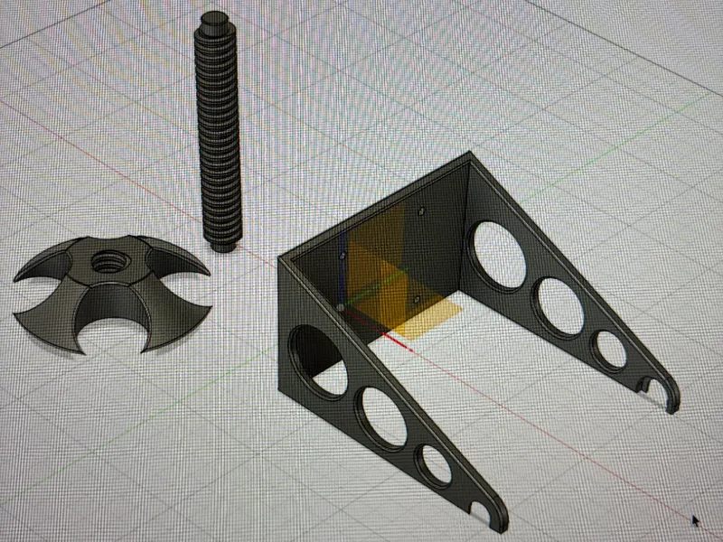 Staffa da parte per bobina da 110mm