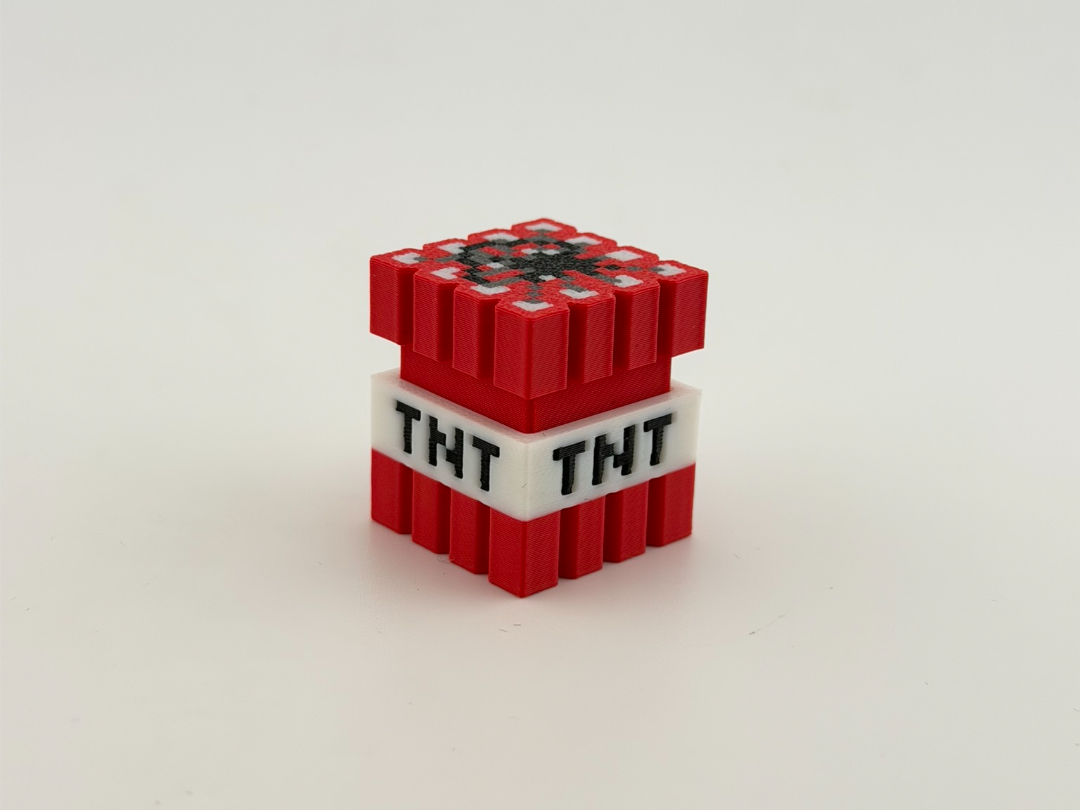 Miniatura 1 do modelo 3D TNT clicker - inspired Minecraft