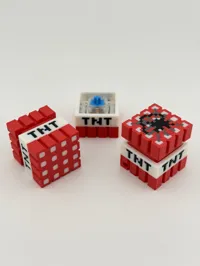 With white squares on the bottom part