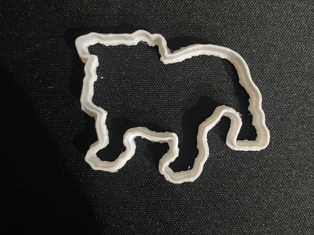 Bulldog cookie cutter