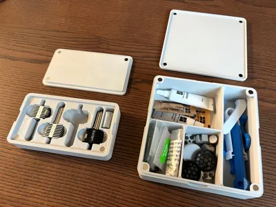 Bambu Lab Accessory Box Bambu Lab spare parts and accessory storage box by Julian_J3D - MakerWorld