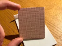 0.12mm layer, 2 walls, 20% infill