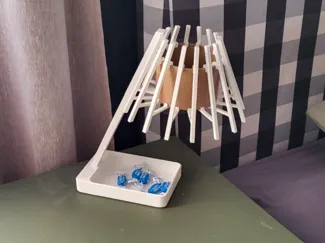 Cardboard Lamp with tray