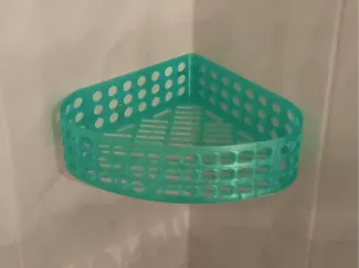 Jabonera para ducha en esquina