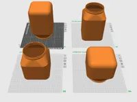 4 containers