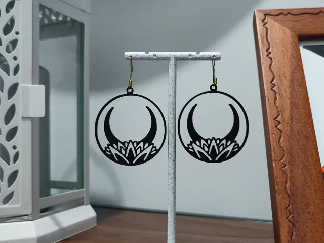 Aretes Loto Lunar