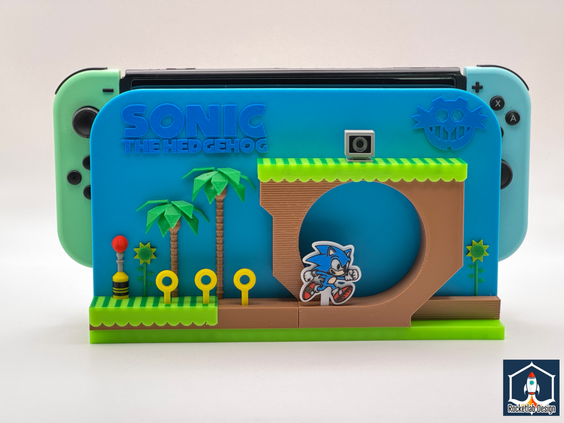 Sonic the Hedgehog Switch Dock Diorama - 1