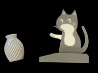 Separate vase for faster printing/customizing in App