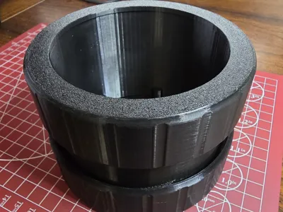 Dice Mold with Screw on Base and Top