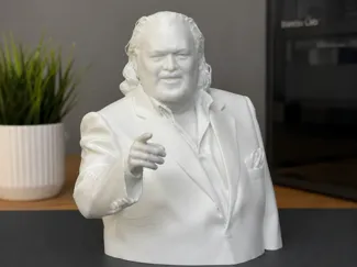 busto de parrita cantante cachaba