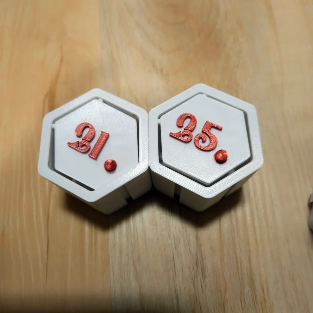 Modular Advent Calendar - Free 3D Print Model - MakerWorld