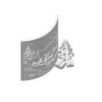 Carte de vœux lithophanie Joyeux Noël — photo 3
