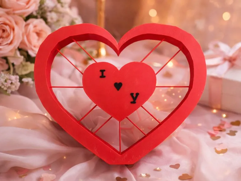 “I love You” – Cuore romantico