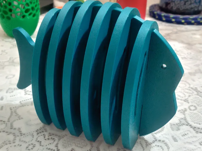 Slice-n-Serve Fish Table Mat