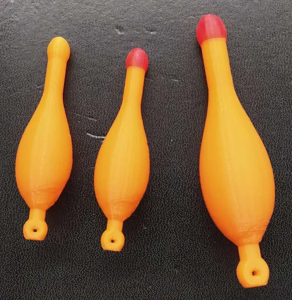 Flotteur de pêche - impression en une pièce