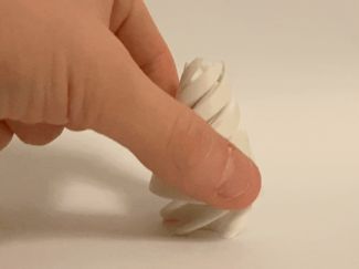 Fidget spiral cone