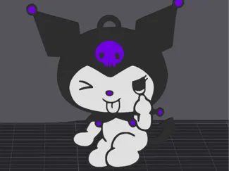 Kuromi keychain
