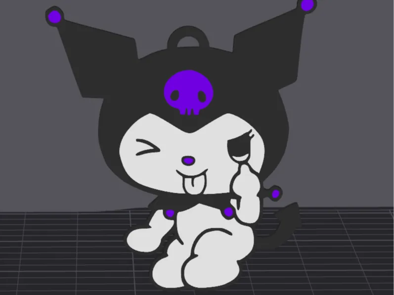 Kuromi keychain