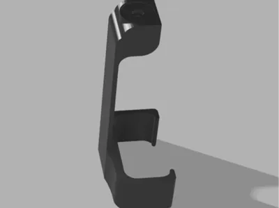 Filament guide for side of printer