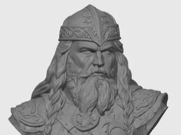 Viking Warrior Bust small 60mm