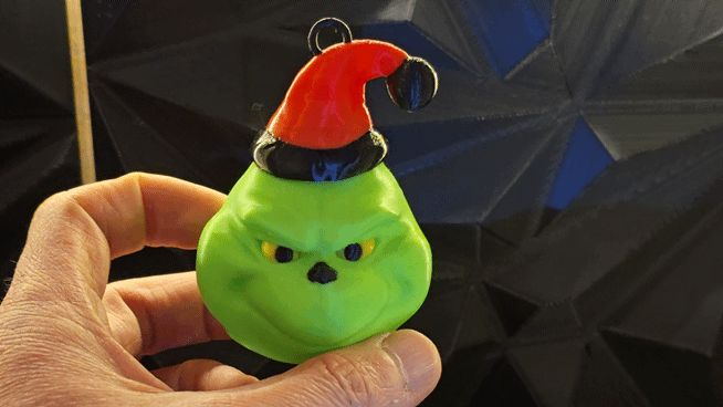 Grinch Weihnachtskopf