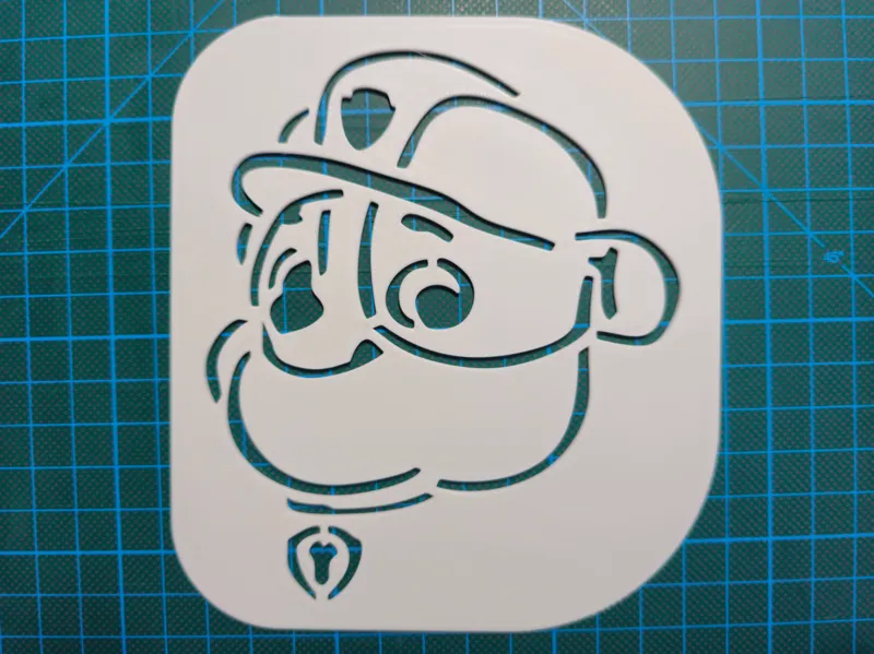 PawPatrol Rubble Stencil