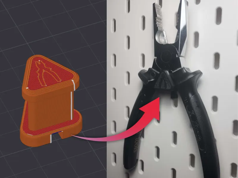 Skadis Pliers Holder