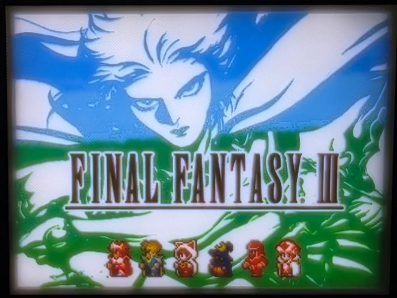 Final Fantasy III Lithophane
