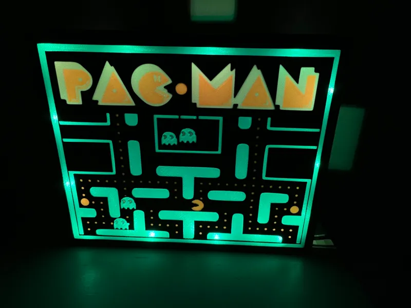 pac-man lightbox