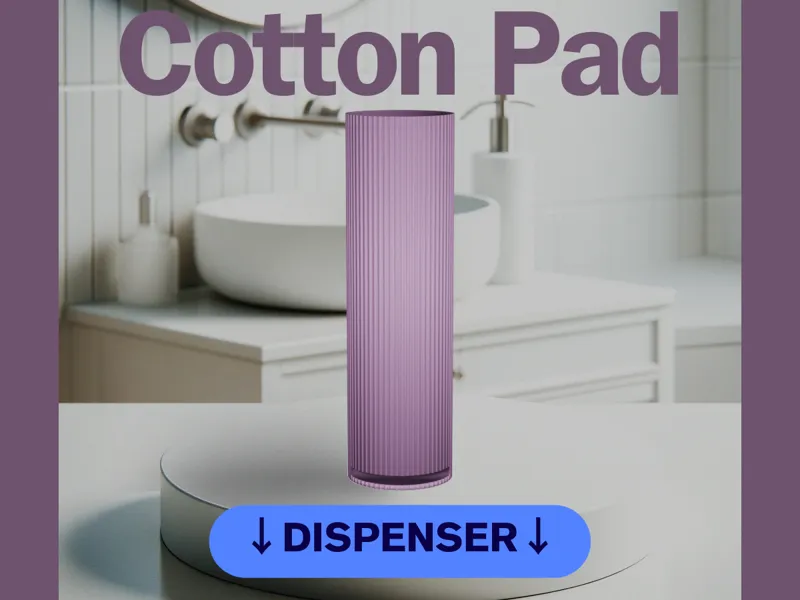 Modern Cotton Pad Dispenser